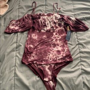 Acid wash bodysuit
